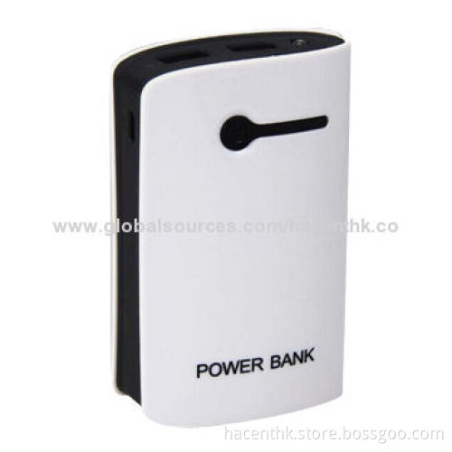 Hot Sales 7,800mAh Dual USB Portable Power Bank Charger